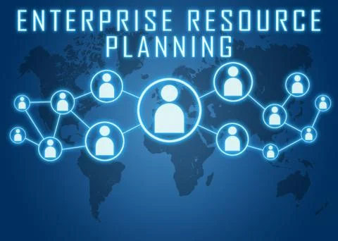 Enterprise resource planning Stock Illustration