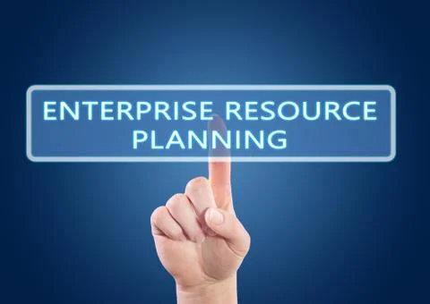 Enterprise Resource Planning Illustrazione stock