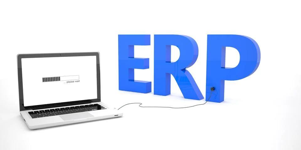 Enterprise Resource Planning Stock Illustration