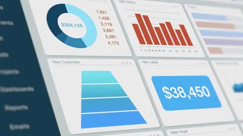 Enterprise resource planning software Video stock 172470110