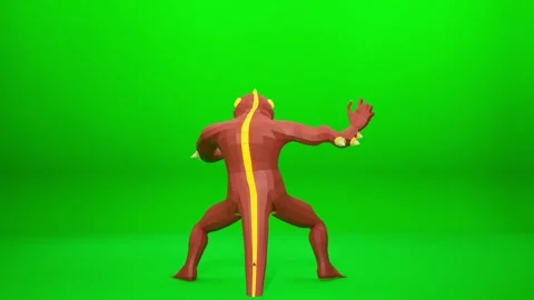 Entertaining Crocodile Cartoon Dance Render Stock Footage 322744981