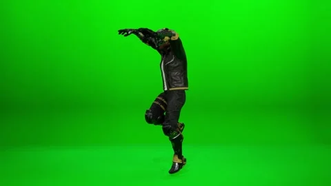 Entertaining Spooky Skeleton Performance 스톡 동영상 318999923