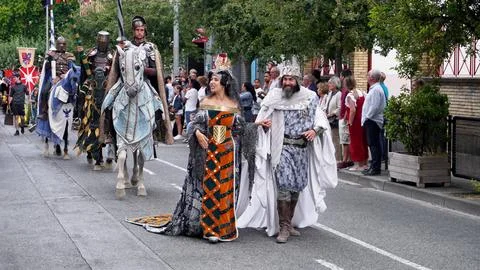 Entertainment of ancient times Stock Photos