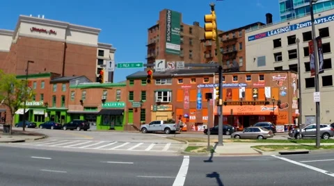Entertainment area in Baltimore, MD Video stock 49730380