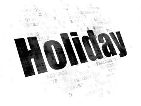 Entertainment, concept: Holiday on Digital background Stock Illustration