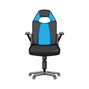 Entertainment game chair cartoon vector illustration Stock Illustration