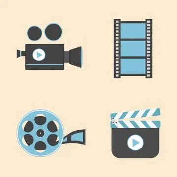 Entertainment icon Stock Illustration