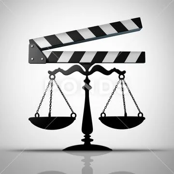 Entertainment Law Stock Illustration