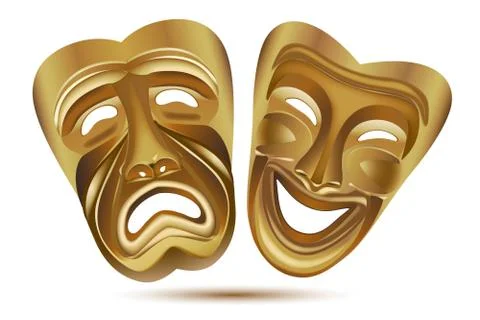 Entertainment masks Stock Illustration