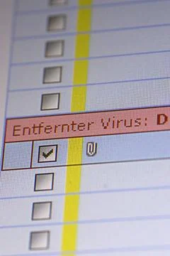 Entfernter Computervirus Entfernter Computervirus Copyright: xZoonar.com/B... Foto stock