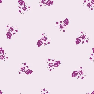 Enthusiasm spark succes challenge glyph seamless pattern Stock Illustration