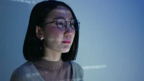 Enthusiastic Female Developer in a Coding Workshop. Stock Footage 273192685