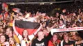 Enthusiastic German People Singing Cheering Clapping Screaming Victory Euphory HD Footage