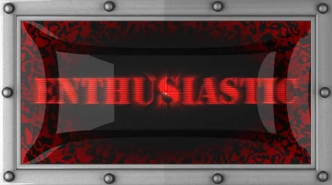 Enthusiastic on led Stock Footage 8708695