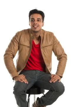 Enthusiastic man Stock Photos