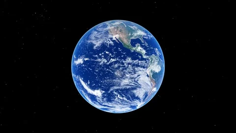 Entire Earth rotating. Stock Footage 123090265