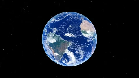 Entire Earth rotating. Stock Footage 123090293