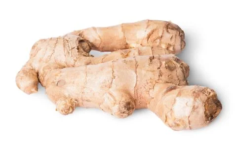 Entire ginger root Stock Photos