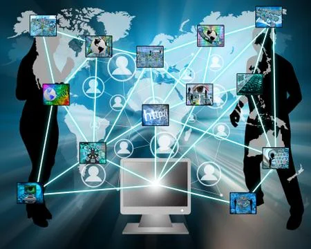 The entire internet Stock Illustration