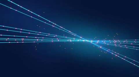 Entities. A bottleneck between two entities Illustrazione stock