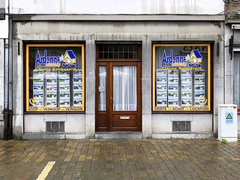 Entrance of Ardenne Immo Stock Photos