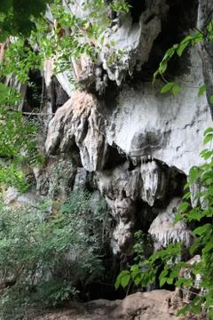 Entrance of cave Stock Photos