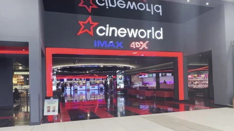 Entrance To Cineworld Video stock 172496657