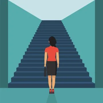 Entrance concept. Creative ideea. Startup. Look into future. Stock Illustration