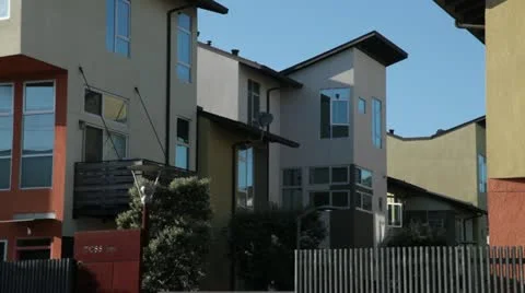 Entrance to Condo Complex Stock Footage 11239005