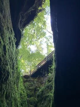 Entrance of the Devil's Icebox Stock Photos