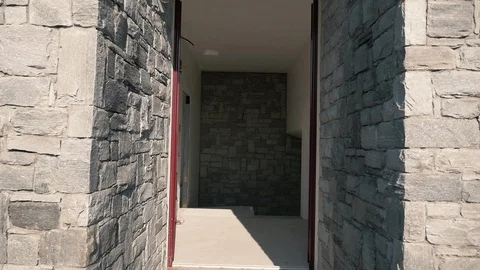 Entrance door Stock Footage 86356018