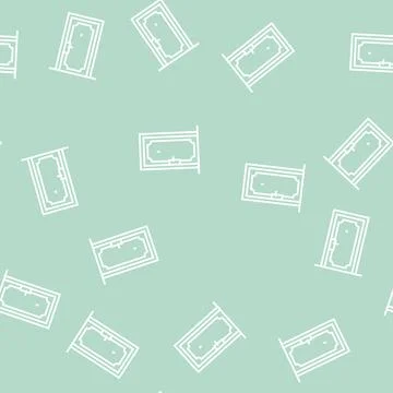 Entrance door line seamless pattern Stock Illustration