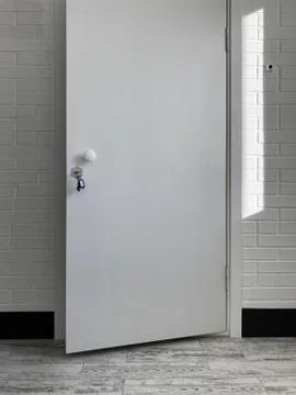 Entrance in an empty room Stock Photos