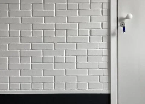 Entrance in an empty room Stock Photos