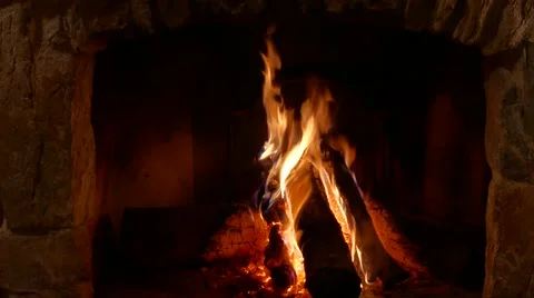 Entrance fireplace Stock Footage 58852872