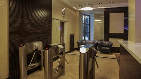 The entrance Stock Footage 124105460