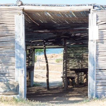 Entrance that frames the exit Stock Photos