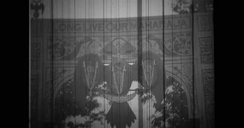 Entrance gate of the palace Stock Footage 43488036