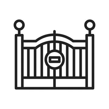 Entrance icon vector image. Illustrazione stock