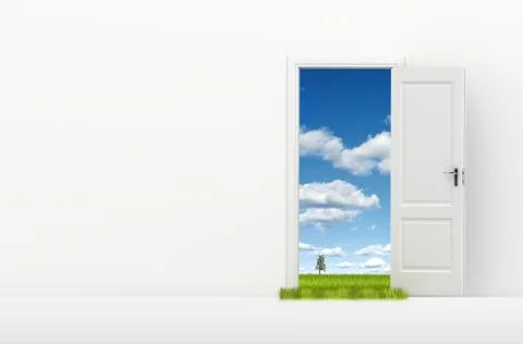 Entrance Stock Illustration