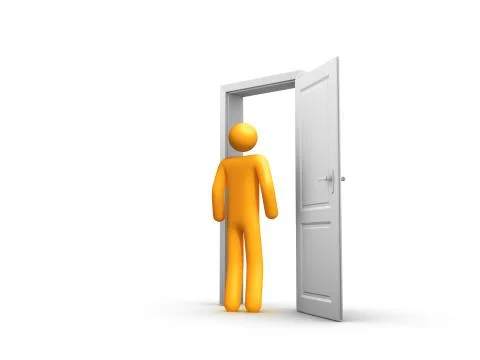 Entrance Stock Illustration