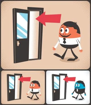 Entrance Stock Illustration