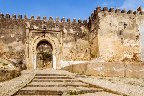 Entrance of the Kasbah Stock Photos