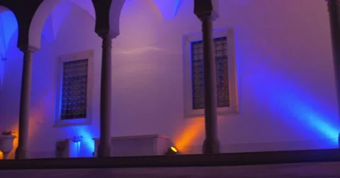 Entrance to the museum Video stock 62759863