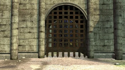 Entrance to the park Stock Footage 115573748