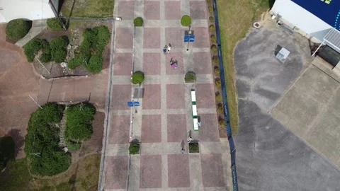 Entrance Path into Outdoor Event Stock Footage 201625108