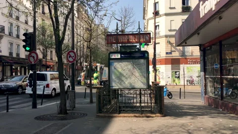 Entrance Subway Video stock 173316522