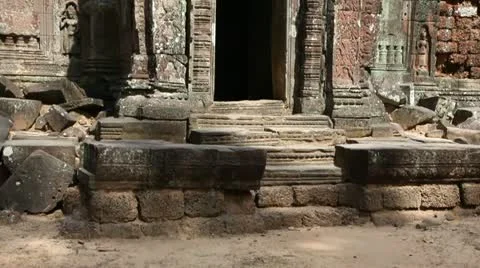 Entrance into Ta Som Video stock 12441850