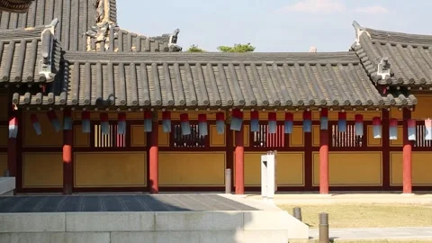 The entrance to the temple Video stock 303397650