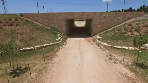 Entrance to the tunnel Stock Footage 54333571